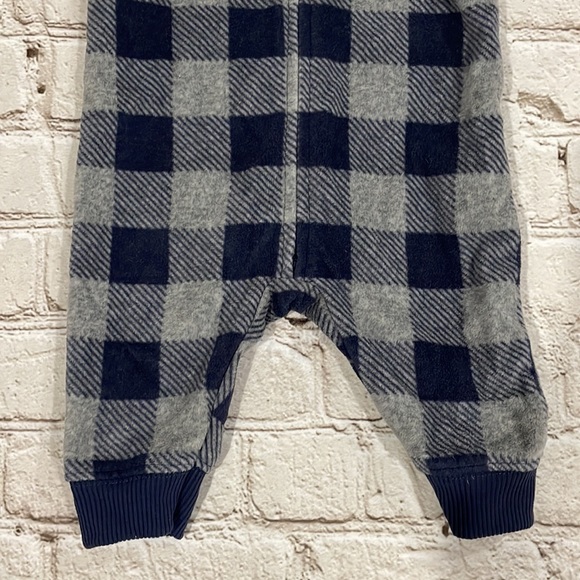 Carters Fleece Footless One Piece 3 Months - Picture 3 of 3